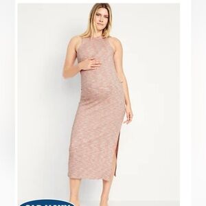 Maternity Racerback Midi Dress